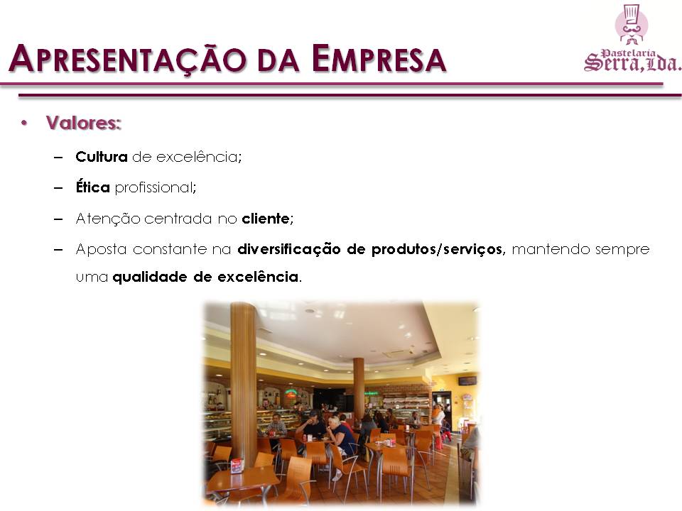 Apresentação da empresa - Diapositivo 11