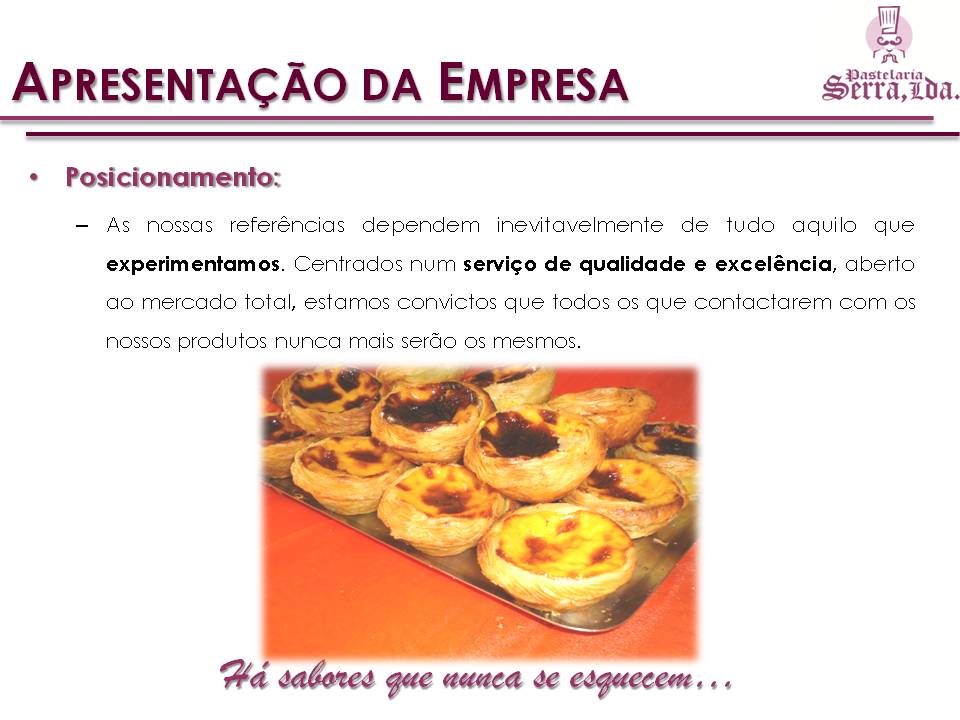 Apresentação da empresa - Diapositivo 12