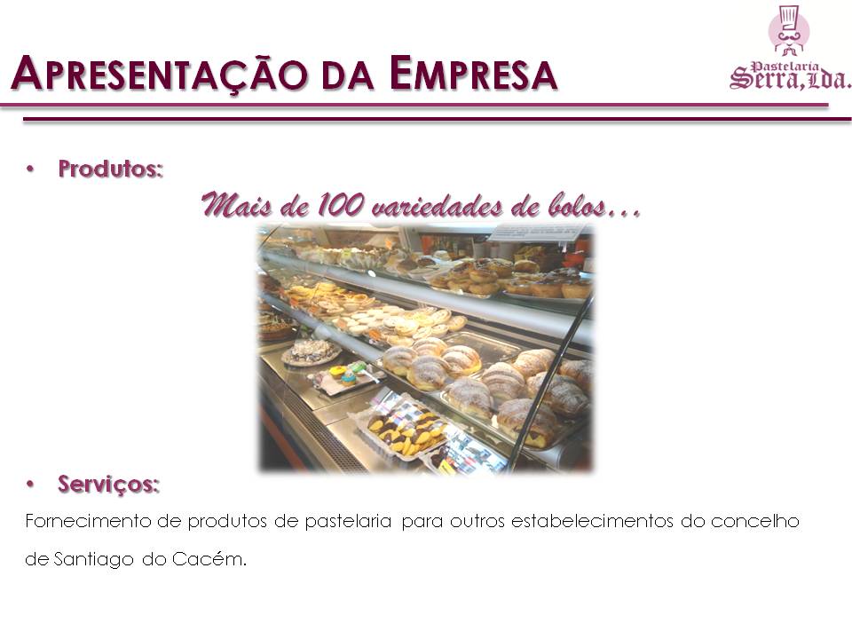 Apresentação da empresa - Diapositivo 13