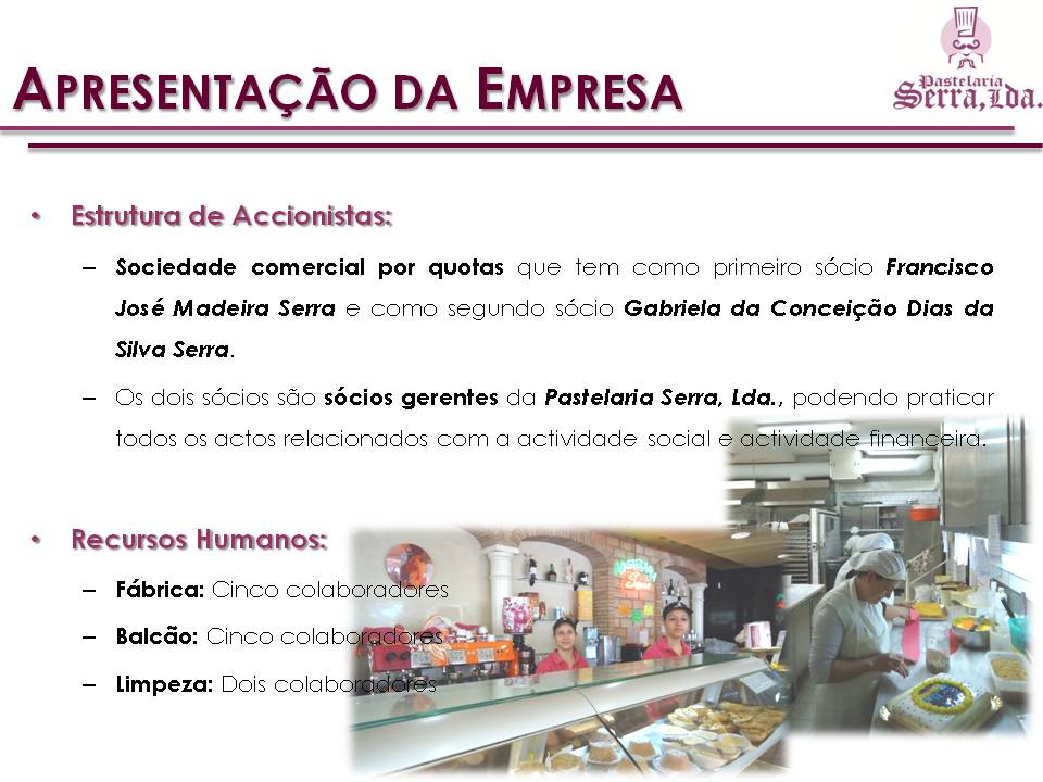 Apresentação da empresa - Diapositivo 8